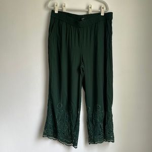 Loft pull on wide leg pants